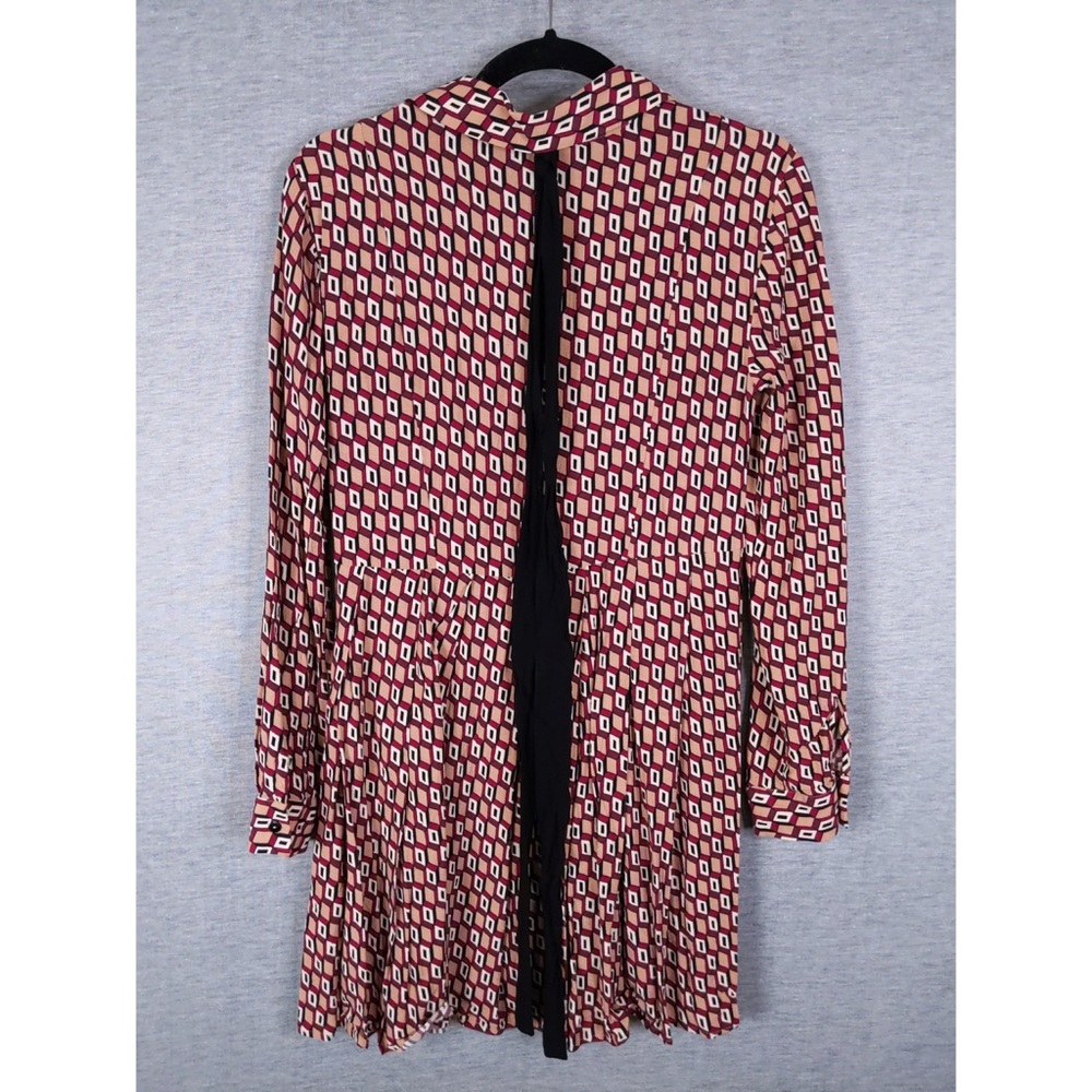 2x 👯‍♀️Host Pick⚡️Zara Geometric Print Dress with Bow Tie - Picture 6 of 11